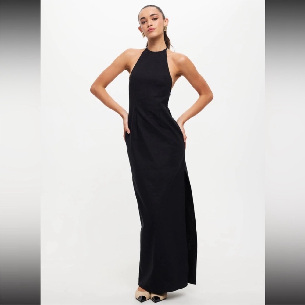 LIONESS Idyllic maxi dress open back